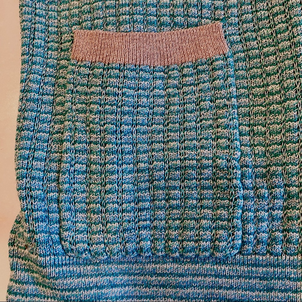 Marcbymarcjacobs Silk Blend,Multi-Pattern Aqua Kn… - image 3